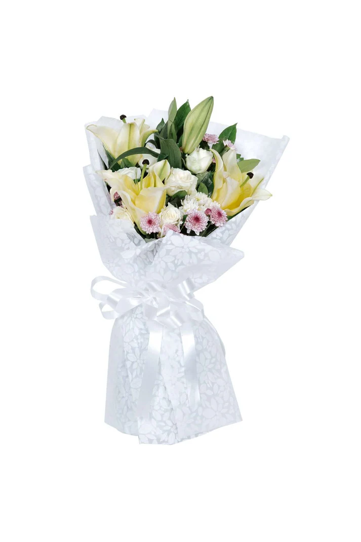 lilies-and-white-roses